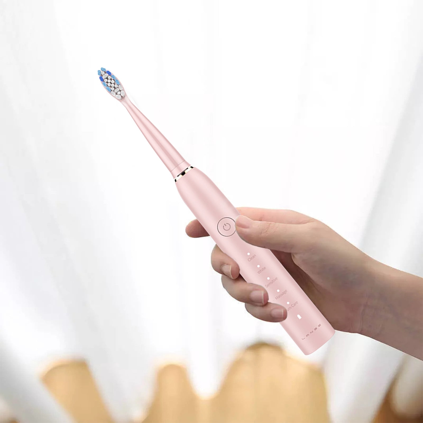 Dengmore Electric Toothbrush With 2 Brush Heads 5 Modes Electric Toothbrush For Adults Travel Rechargeable Power Toothbrush With Timer
