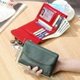 thumbnail image 7 of Unisex Pebble Leather Wallet, Short Genuine Leather Purse, Women's Genuine Leather Coin Purse, Small Womens Wallet Card Holder with Credit Card Holder, Coin Holder & Cash Slots (#4), 7 of 7