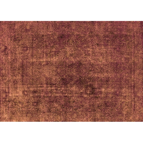 Ahgly Company Indoor Rectangle Oriental Orange Industrial Area Rugs, 2' x 3'