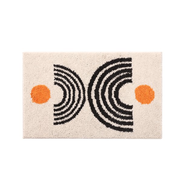 Alfombra absorbente Naiovety Textura Beige 50x80cm