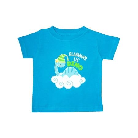 

Inktastic Glamma s Lil Dino with Cute Blue Baby Dinosaur Gift Baby Boy or Baby Girl T-Shirt