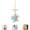 Light blue, variant on Lighted Coastal Sea Turtle Hanging Wall Decor, 3D DIY Turtle Decors with Soft Warm LED Strip, Multi-Color Marine Decor for Living Room Bedroom Patio, 1pc White