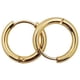 thumbnail image 3 of Aretes Piercing Arracada Argolla Acero Hombre 8-12mm 3 Pares Levamdar LRWJ184-2, 3 of 4