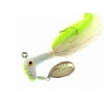 thumbnail image 2 of Road Runner Buck Tail Underspin Jig Chartruese/White/Chartruese&White Tail 1/2 oz, 2 of 2
