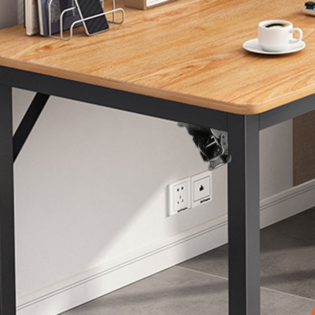 4Pcs Collapsible Support Frame Self-Locking Hinge Table Leg Fittings And Gussets - For Folding Legs Folding Workbench Folding Desktop Expansion In The Kitchen