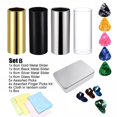 thumbnail image 5 of Multi Choices Set Electric Acoustic Guitar Slides Slider Tube Picks Cloth Kit, 5 of 5
