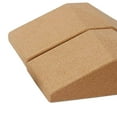 thumbnail image 3 of serony Cork Squat Wedge Yoga Block Yoga Prop Accessory for Pilates Stretching 2 Piieces with bag, 3 of 9