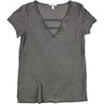 thumbnail image 1 of bar III Camiseta bÃ¡sica con tiras para mujer, gris, extra pequeÃ±a bar III Camiseta bÃ¡sica, 1 of 2