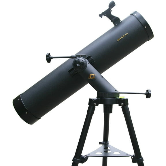 Cassini 900mm x 135mm Tracker Series Astronomical Reflector Telescope with Tripod - Black, C-900135TR