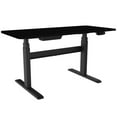 thumbnail image 1 of Bordeaux Electric Stand Desk | Sit Stand Desk with Black Frame and Black Table Top | Stand up Desk for Home and Office, 1 of 5