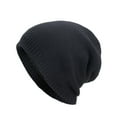 thumbnail image 2 of Mgmyaa Men's Star Patch Winter Beanie Hat Warm Knit Skull Cap Outdoor Cold Weather Headwear Unisex Casual Pullover Beanies, 2 of 9
