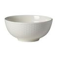 thumbnail image 5 of Tabletops Gallery 12 Piece Dubai Embossed Porcelain White Dinnerware Set of Plates Bowls Dishes - Service for 4, 5 of 7