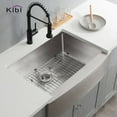 thumbnail image 2 of Kibi 30? Handcrafted Farmhouse Apron Single Bowl Stainless Steel Kitchen Sink ? K1-SF30, 2 of 3