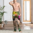 thumbnail image 6 of Fotbe Flower Crown Guinea Pig Men's Pajama Pants,Sleepwear Pants,Pj Bottoms Drawstring And Pockets-Small, 6 of 7