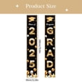 thumbnail image 3 of Decorative Flags, Congratulations Class of 2025 Sign Banner Door Cover Graduation Decorations Large Front Door Porch Sign Indoor Outdoor Photo Booth Props, Flags_ Banners & Accessories, 3 of 9