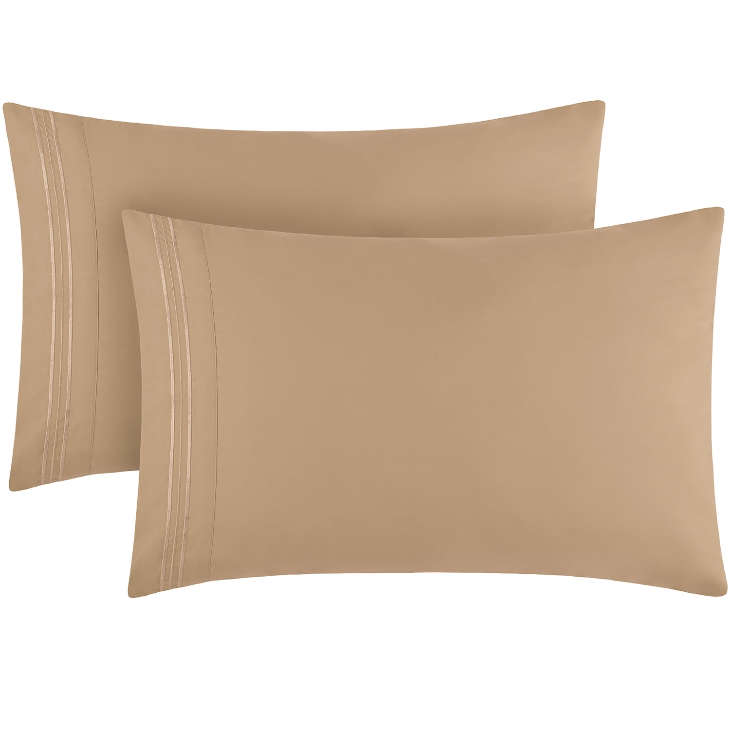Mellanni Pillowcase Set, Brushed Microfiber 1800 Bedding Collection