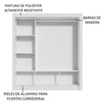 thumbnail image 5 of Ropero Closet Madesa Mônaco 3 Puertas Corredizas BN, 5 of 5