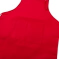 thumbnail image 3 of xiaxaixu Child Craft Apron and Hat Set Solid Color Front Pocket Bib Apron + Elastic Band Cooking Cap, 3 of 10