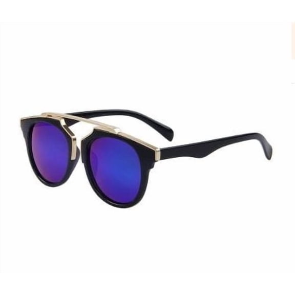 Cat Eye Sunglasses for Women and Men Oval Resin Lens Fashion Eyewear Bright Black Frame General Use Retro Style
