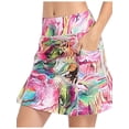 thumbnail image 4 of Falda con estampado geométrico colorido para mujer con bolsillo: ¡perfecta para deportes al aire libre y tenis!, 4 of 4