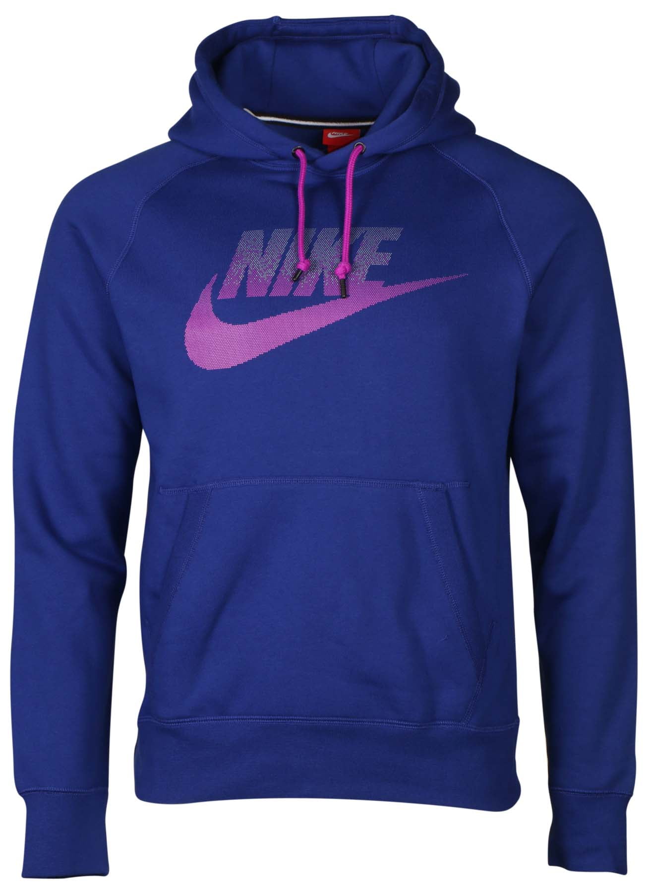 balans Positief Onderhandelen Nike Men's AW77 Futura Fleece Pullover Hoodie-Game Royal - Walmart.com