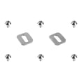 thumbnail image 1 of koolsoo 2Pcs Bike Self Locking Pedal Gaskets Beginners Spare Maintenance with Screws Silver, 1 of 9