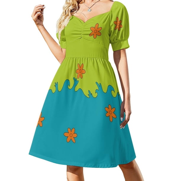 Vestido de manga corta con estampado misterioso Vestidos de mujer vestido para mujer 2025 Vestido