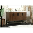 thumbnail image 2 of 48 inch single bathroom vanity in walnut, 2 of 8