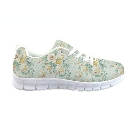 

Girls Casual Shoes Cute Flowers 3D Pattern Ladies Sneakers Breathable Flats Walking for Female Zapatillas Mujer Casual Zapatos