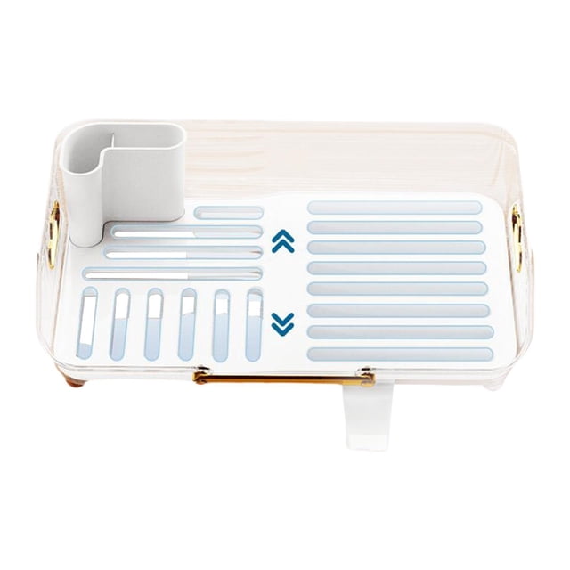 Estante para Secar Platos, Organizador de Cocina Que Ahorra Espacio, Estante para Platos para Utensilios Y Tazones