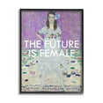 thumbnail image 2 of Stupell Industries The Future is Female Vintage Girl Powerful Stance, 16 x 20,Design by Jennifer Paxton Parker, 2 of 5