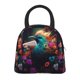 thumbnail image 1 of Disketp Colorful Flower Bird Bolsa Térmica para Almuerzo, Lonchera con Abertura Amplia y Gran Capacidad, Organizador Reutilizable para Mujeres, Hombres y Adultos, 1 of 6