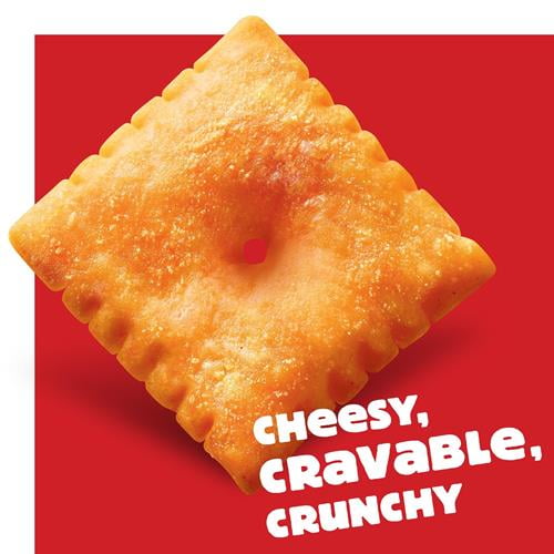 Cheez-It Extra Crunchy Cheese Crackers, Baked Snack Crackers, Lunch Snacks, Bold Cheddar, 12.4Oz Box (1 Box) - Pack of 2