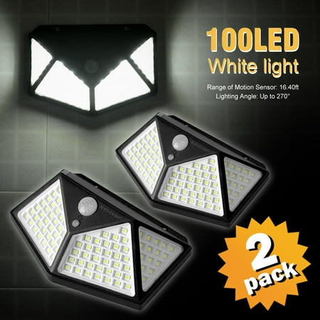 Outdoor Solar Wall Pack Lights Iclover 2 100 Led Motion Sensor 270 Wide Angle 3 Modes Wireless Waterproof Outdoor Solar Wall Pack Lights Iclover 2 100 Led Motion Sensor 270 Wide Angle 3 Modes Wireless Waterproof