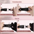thumbnail image 4 of Olimit rizadoras cabello juego de tenaza rizadora profesional 5 En 1 waflera enchinadora cabello con guantes clips y peine SM-528, 4 of 8