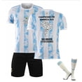 thumbnail image 1 of Nueva camiseta de fútbol para niños 2021/2022, camisetas de fútbol de moda, conjunto de pantalones cortos/calcetines-blanco-28 BmatwkZeng Bmatwk Jersey, 1 of 2