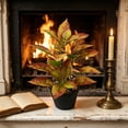 thumbnail image 4 of Plantas Artificiales de Hojas Verdes En Maceta para La Decoración de Mesas y Salas de Estar; Plantas Artificiales Realistas para La Oficina, Estanterías y Jardines., 4 of 7