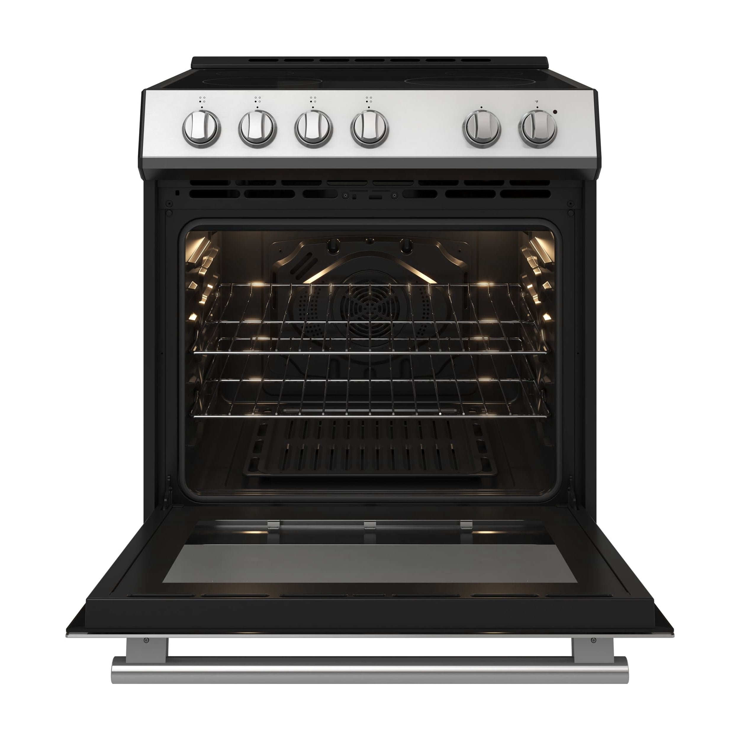 Forno Leonardo Espresso 30-Inch Stainless Steel Electric Range, True Convection, Energy Efficient