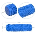 thumbnail image 3 of Nichiyo 7-inch Texture Paint Roller Flower Pattern Embossing Rubber Roller for Wall Decoration Reusable DIY Wallpaper (EG061C), 3 of 7
