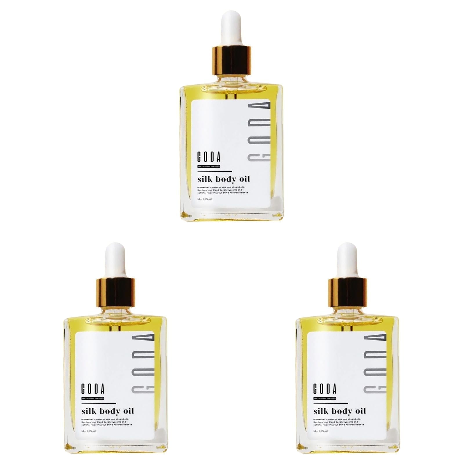 GODA for her ＋　GODA silk body oil セット Goda Silk Body Oil,Silk Body Oil,Bath & Shower Oi-l for Smooth and