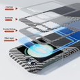 thumbnail image 5 of Aramid Fiber Case for Samsung Galaxy Z Flip 5 Case Aramid Fiber Thin Fit Slim Minimalist 6 FT Military Grade Drop Protection Case with Wireless Charging, Black&Silver, 5 of 12