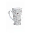 thumbnail image 1 of Taza de cerámica 502 ml diseño ilustrado tipos de café, 1 of 6