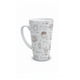 thumbnail image 1 of Taza de cerámica 502 ml diseño ilustrado tipos de café, 1 of 6