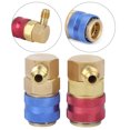 thumbnail image 2 of Sonew Air Conditioning Quick Coupler,R134A Air Conditioning Quick Coupler 90 Degree Connector Adapter Accessories Not Adjustable,Air Conditioning Quick Connector, 2 of 10