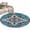 Multi, variant on Round Rugs 4Ft, Colorful Boho Round Area Rug Washable Indoor Throw Carpet, Southwest Traditional Flowers Aesthetic Soft Non Slip Circle Rug for Kitchen Nursery Room Home Decor Aesthetic