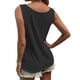 thumbnail image 1 of Camiseta Sin Mangas con Botones Delanteros para Mujer, Verano 2025, Informal, Holgada, con Cuello Redondo, Sin Mangas, Gris Oscuro, Talla XXXL, 1 of 6
