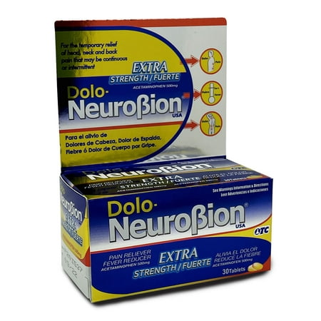 Dolo - Neurobion for Pain and Fever, Extra Strength, 30 tablets
