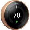 Google - Nest Learning Smart Thermostat - 3rd Generation - Copper