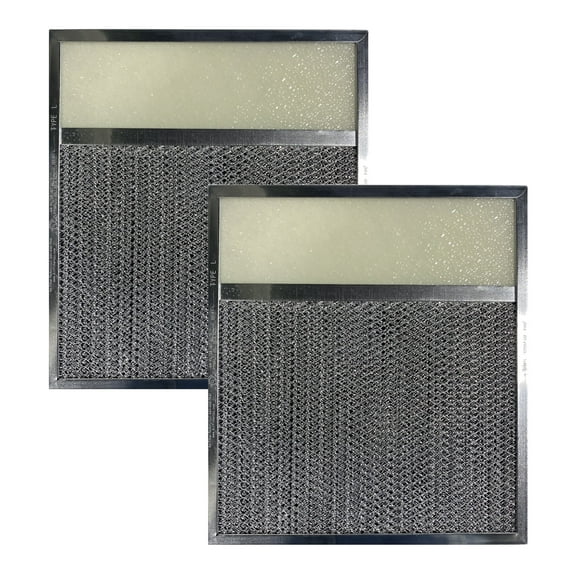 Air Filter Factory 10-7/8 x 11-7/8 x 7/16 Aluminum Charcoal Combo Lens Filters 2-Pack (Sold without manufacturer warranty)