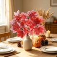 thumbnail image 4 of Gqtwoy Thanksgiving Simulated Maple Leaf Flower Arrangement, Artificial Leaves Bouquet, Home Decoration for Halloween and Autumn, Realistic Fall Decor, Perfect for Indoor and Outdoor Use, 4 of 6